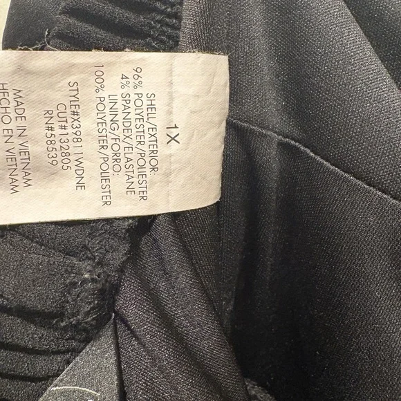 Black Hi-Lo 1X Dress - Picture 9 of 11